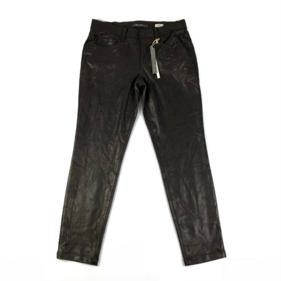 NWT Level 99 Sienna Tomboy Faux Leather Pants 28 - Picture 2 of 8